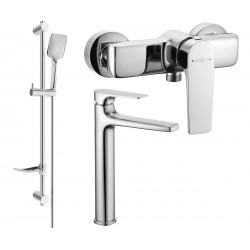 Mexen Lynx DF62  set de  dus , chrom - 745914DF62-00 Baterie set complet 467680 Mexen