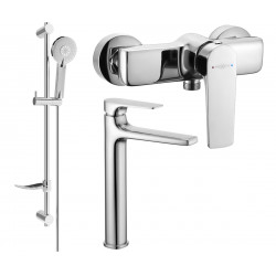 Mexen Lynx DF40  set de  dus , chrom - 745914DF40-00 Baterie set complet 467680 Mexen