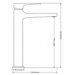 Mexen Lynx DF40  set de  dus , chrom - 745914DF40-00