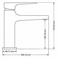 Mexen Lynx R40  set de cada , chrom - 745903R40-00