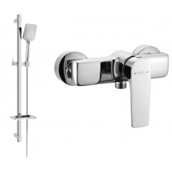 Mexen Lynx DQ62  baterie de  dus  cu set de  dus  , chrom - 74594DQ62-00 Baterie set complet 467680 Mexen