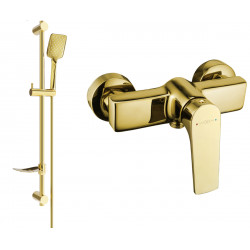 Mexen Lynx DF62  baterie de  dus  cu set de  dus  ,  auriu  - 74594DF62-50 Baterie set complet 467680 Mexen