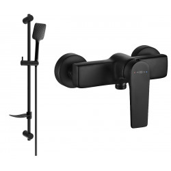 Mexen Lynx DF62  baterie de  dus  cu set de  dus  ,  negru  - 74594DF62-70 Baterie set complet 467680 Mexen