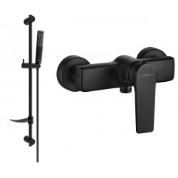 Mexen Lynx DF72  baterie de  dus  cu set de  dus  ,  negru  - 74594DF72-70 Baterie set complet 467680 Mexen