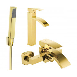 Mexen si bra R77  set de cada ,  auriu  - 745113R77-50 Baterie set complet 467680 Mexen