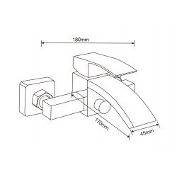 Mexen si bra R77 baterie Cada cu set de  dus  ,  auriu  - 74513R77-50