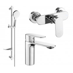 Mexen si lo DF05  set de  dus , chrom - 71304DF05-00 Baterie set complet 467680 Mexen