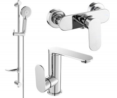 Mexen si lo DF40  set de  dus , chrom - 713054DF40-00