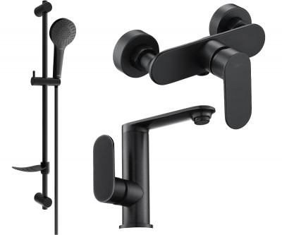 Mexen si lo DF05  set de  dus ,  negru  - 713054DF05-70