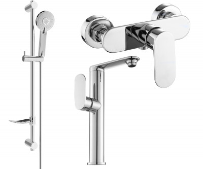 Mexen si lo DF40  set de  dus , chrom - 713154DF40-00