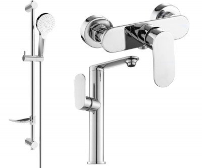 Mexen si lo DF05  set de  dus , chrom - 713154DF05-00