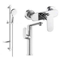 Mexen si lo DF05  set de  dus , chrom - 713154DF05-00