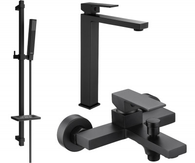 Mexen Uno DQ77  set de cada ,  negru  - 71413DQ77-70