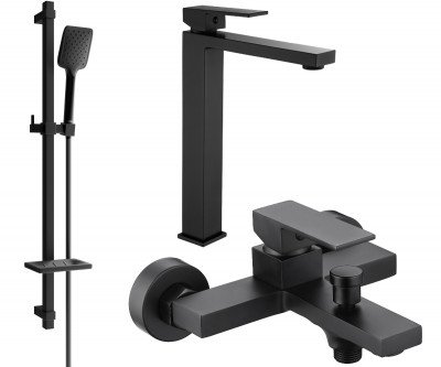 Mexen Uno DQ62  set de cada ,  negru  - 71413DQ62-70