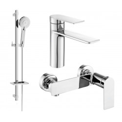 Mexen Zero DQ40  set de  dus , chrom - 71104DQ40-00 Baterie set complet 467680 Mexen