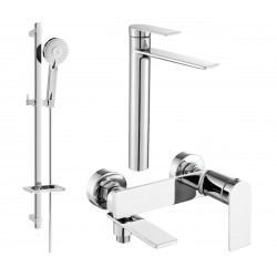 Mexen Zero DQ40  set de cada , chrom - 7113DQ40-00 Baterie set complet 467680 Mexen