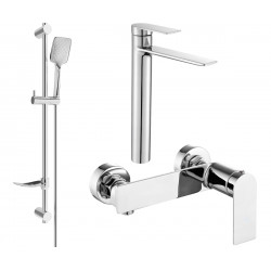 Mexen Zero DF62  set de  dus , chrom - 71114DF62-00 Baterie set complet 467680 Mexen