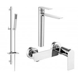 Mexen Zero DQ02  set de  dus , chrom - 71114DQ02-00 Baterie set complet 467680 Mexen