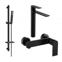 Mexen Zero DQ02  set de  dus ,  negru  - 71114DQ02-70