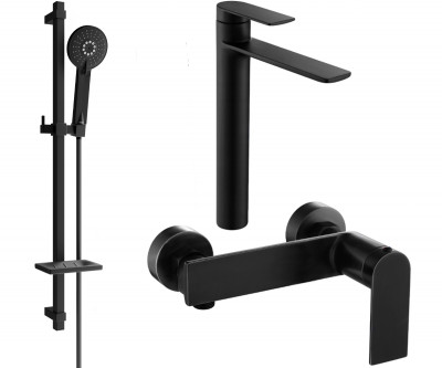 Mexen Zero DQ40  set de  dus ,  negru  - 71114DQ40-70