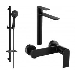 Mexen Zero DQ40  set de  dus ,  negru  - 71114DQ40-70 Baterie set complet 467680 Mexen