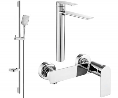 Mexen Zero DS62  set de  dus , chrom - 71114DS62-00