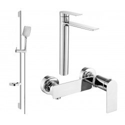 Mexen Zero DS62  set de  dus , chrom - 71114DS62-00 Baterie set complet 467680 Mexen