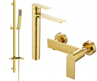 Mexen Zero DQ02  set de  dus ,  auriu  - 71114DQ02-50