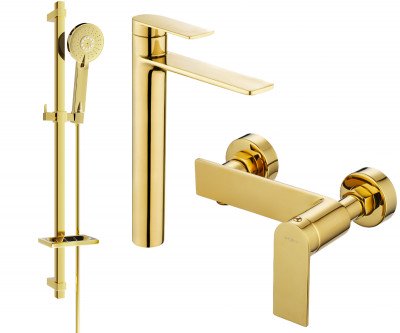 Mexen Zero DQ40  set de  dus ,  auriu  - 71114DQ40-50