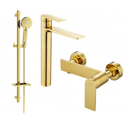 Mexen Zero DQ40  set de  dus ,  auriu  - 71114DQ40-50 Baterie set complet 467680 Mexen