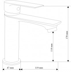 Mexen Royo DQ45  set de  dus ,  negru  - 72204DQ45-70