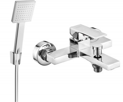 Mexen Uno R45 baterie Cada cu set de  dus  , chrom - 7143R45-00