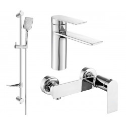 Mexen Zero DF62  set de  dus , chrom - 71104DF62-00 Baterie set complet 467680 Mexen