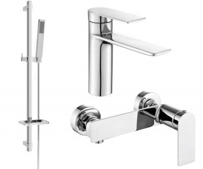 Mexen Zero DQ02  set de  dus , chrom - 71104DQ02-00