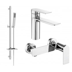 Mexen Zero DQ02  set de  dus , chrom - 71104DQ02-00 Baterie set complet 467680 Mexen