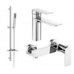 Mexen Zero DQ02  set de  dus , chrom - 71104DQ02-00