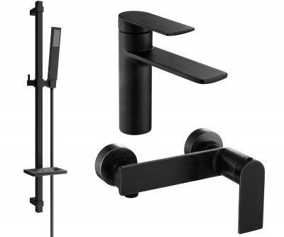 Mexen Zero DQ02  set de  dus ,  negru  - 71104DQ02-70