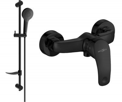 Mexen Fabia DF05  baterie de  dus  cu set de  dus  ,  negru  - 74654DF05-70