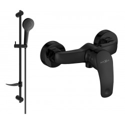 Mexen Fabia DF05  baterie de  dus  cu set de  dus  ,  negru  - 74654DF05-70 Baterie set complet 467680 Mexen