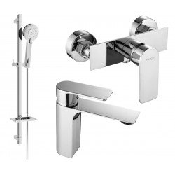 Mexen Alexa DQ40  set de  dus , chrom - 71204DQ40-00 Baterie set complet 467680 Mexen