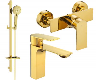 Mexen Alexa DQ40  set de  dus ,  auriu  - 71204DQ40-50