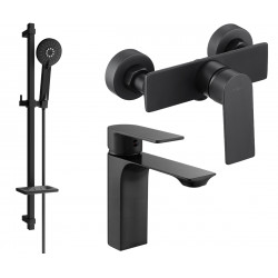 Mexen Alexa DQ40  set de  dus ,  negru  - 71204DQ40-70 Baterie set complet 467680 Mexen