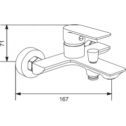 Mexen Alexa R40  set de cada ,  auriu  - 71203R40-50