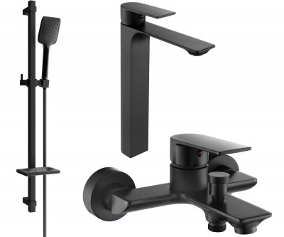 Mexen Alexa DQ62  set de cada ,  negru  - 71213DQ62-70