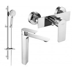 Mexen Alexa DQ40  set de  dus , chrom - 71214DQ40-00 Baterie set complet 467680 Mexen