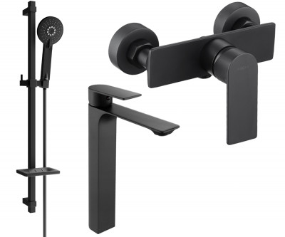 Mexen Alexa DQ40  set de  dus ,  negru  - 71214DQ40-70