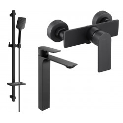 Mexen Alexa DQ62  set de  dus ,  negru  - 71214DQ62-70 Baterie set complet 467680 Mexen