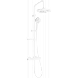 Mexen KX05  Set de  dus  montat pe perete cu cap de  dus  cu efect de ploaie si  baterie termostatica  ,  alb - 771500591-20 Baterie de dus 467680 Mexen