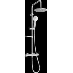 Mexen KX40  Set de  dus  montat pe perete cu cap de  dus  cu efect de ploaie si  baterie termostatica  , grafit - 771504091-66