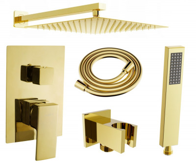 Mexen Uno DR02 set de  dus incastrat  ,  auriu - 71435DR02-50